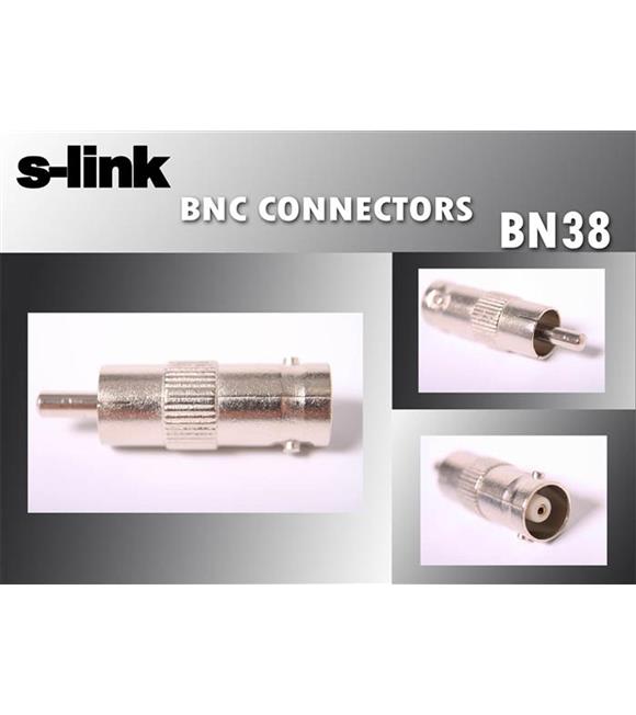 S-link SL-BN38 Bnc F To Rac m 10lu Paket Konnektör