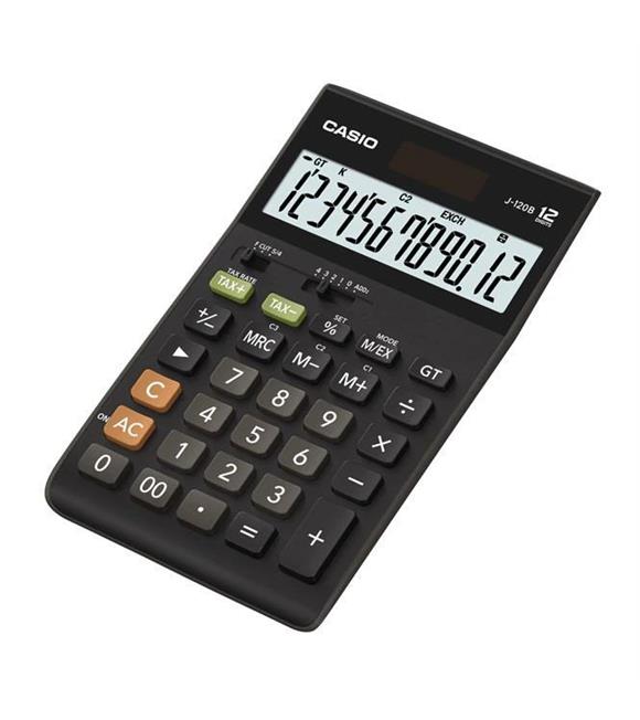 Casio J-120B 12 Hane Masa Üstü Hesap Makinesi
