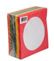 CD&DVD Zarfı Renkli 80gr 100 lü Paket Pencereli (Kırmızı,Sarı,Yeşil,Mavi,Turuncu)