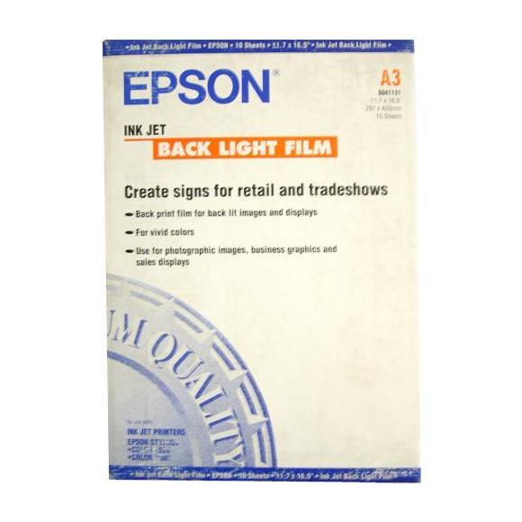Epson Inkjet Back Light Film A3 10 AD