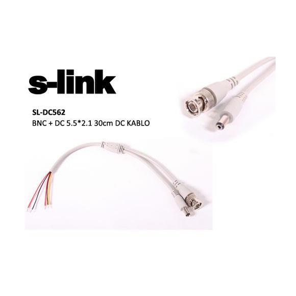 S-link SL-DC562 bnc+dc 5.5-2.1 0.30cm dc 10 paket