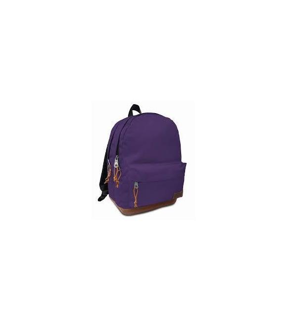 Jacbag JAC-56 Campus Jac Çift Bölme D.Taban Mor Sırt Çantası