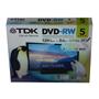 Tdk DVD-RW 4.7GB 120MIN 1-4X 5 li Kutulu Printable