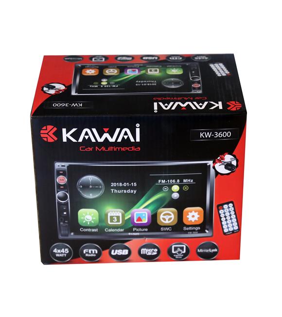 Kawaı KW-3600 7" Double Teyp Geri Görüş Kameralı