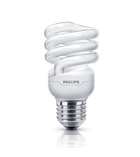 Philips Economy Twister 12-58W E27 Beyaz Spiral Tasarruflu Ampul (406145)