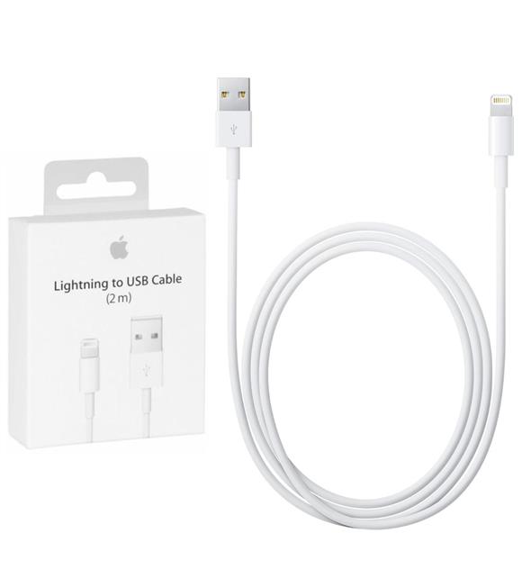Apple MD819ZM-A 2 metre Beyaz Lightning USB Data Şarj Kablosu