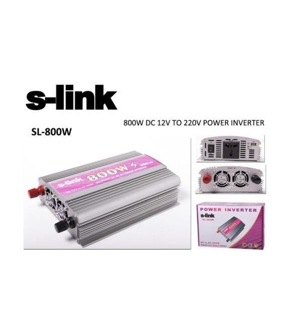 S-link SL-800W 800w dc 12v To ac 220v İnverter