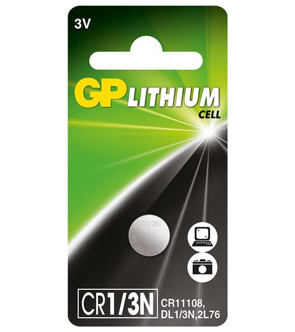 GP GPCR1-3N 3V CR11108-2L76-DL1-3N Lityum Cell Hafıza Düğme Pil Tekli Paket