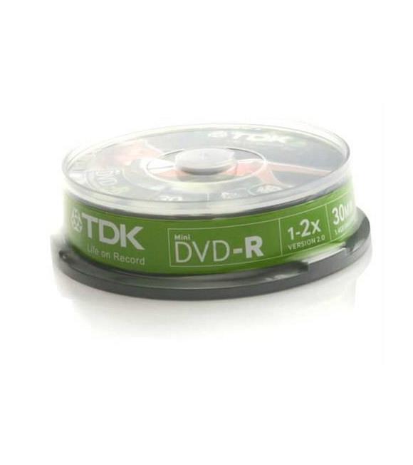 Tdk DVD-R CAM 1.4gb 30min 10 lu Cakebox