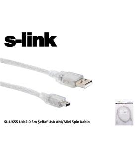 S-link SL-UK55 Mini 5p To 5mt Usb Kamera Kablosu