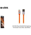 S-link SLP-503 iPhone 5-5s-6-6 PLUS Lightning 1m Hızlı Şarj Turuncu Data + Şarj Kablosu