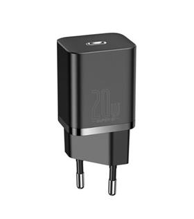Baseus CCSUP-B01 Süper Si QC Siyah CCSUP-B01 20W Type-C Şarj Cihazı