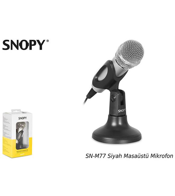 Snopy SN-M77 Siyah Masaüstü Mikrofon_3