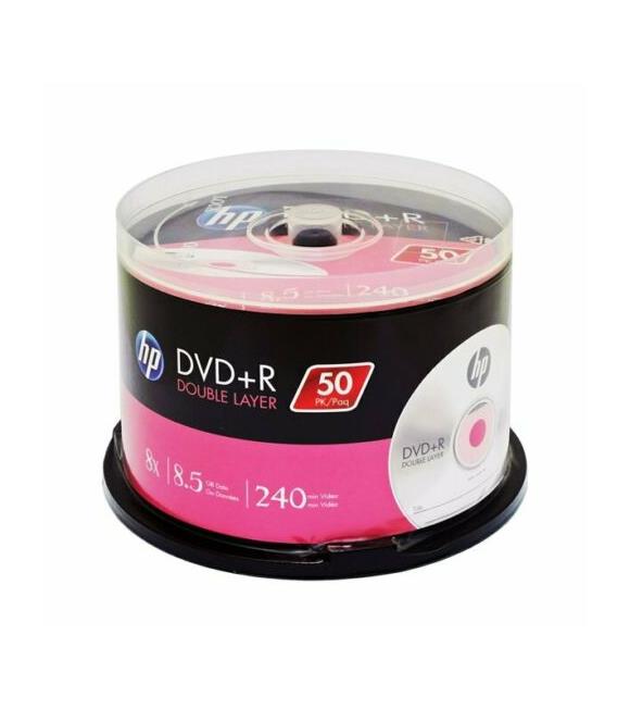 HP DVD+R DL 8.5GB Printable 50 Cakebox