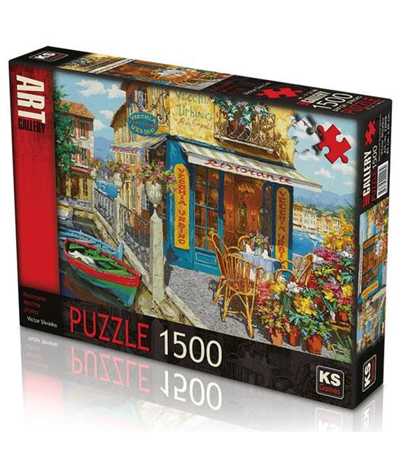 Ks Games Puzzle 1500 Parça Ristorante Vecchia Urbino 2208