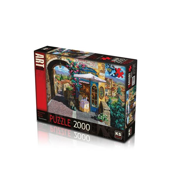 KS Games 2000 Parça Puzzle Ristorante Antico Martini 96x68cm 22501