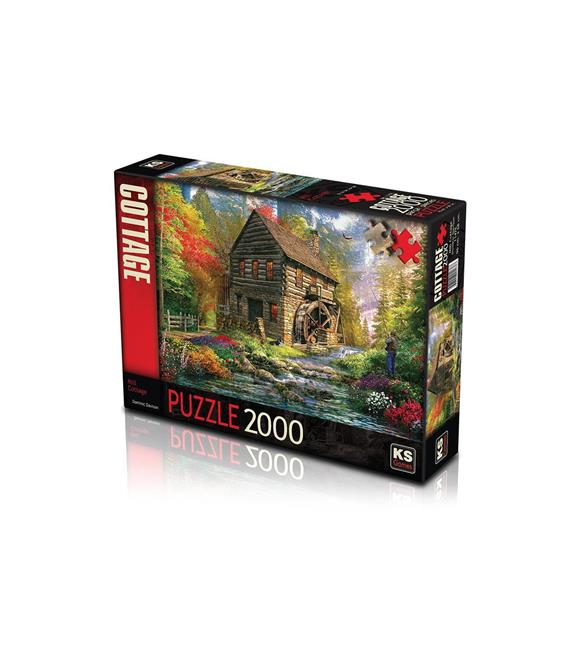 KS Games 2000 Parça Puzzle Mill Cottage 96x68cm 11476