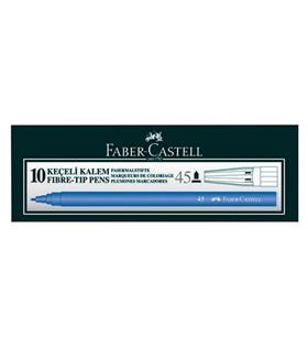 Faber-Castell Mavi Keçeli Boya Kalemi 10lu 5061 155001