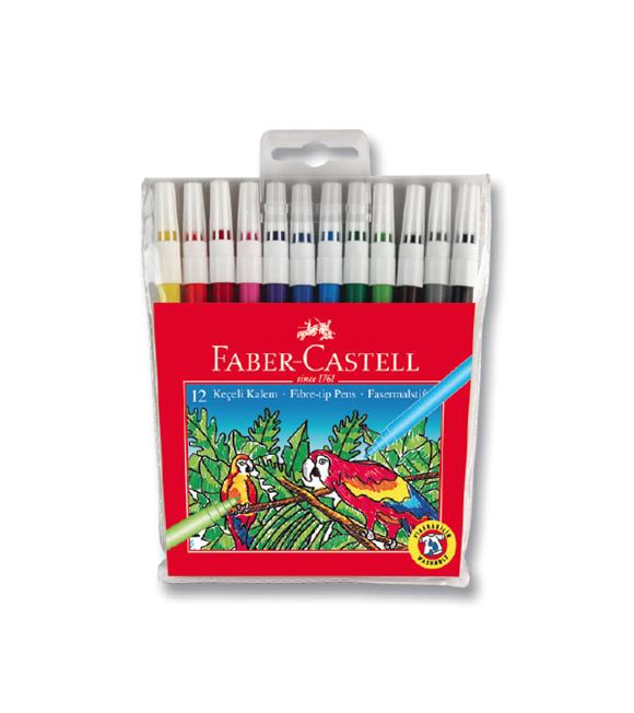 Faber-Castell Keçeli Boya Kalemi Yıkanabilir 12 Renk 5067155130