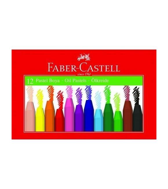 Faber-Castell Pastel Boya Karton Kutu Köşeli 12 Renk 5282 125312