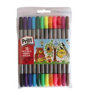 Pritt Keçeli Boya Kalemi Çift Uçlu 12 Renk 1687977