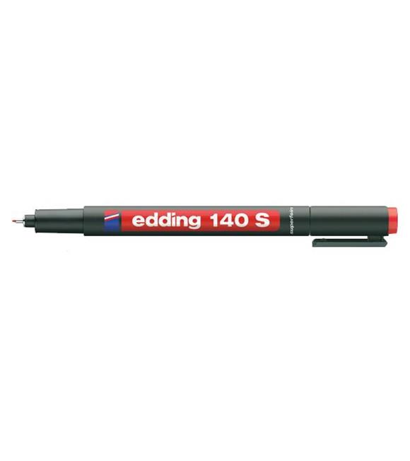 Edding Asetat Kalemi Permanent S Seri 0.3 MM Kırmızı 140 S