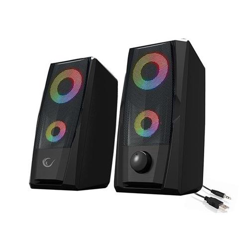 Rampage RMS-X9 2.0 RGB Işıklı Multimedia 5V 30dB Gaming Oyuncu Speaker Yaza Özel