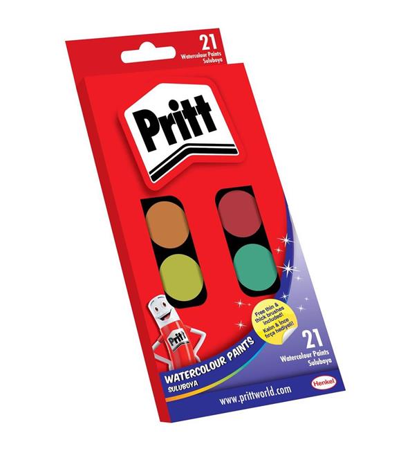 Pritt Sulu Boya Büyük Boy 21 Renk 1671703