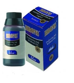 Brons Istampa Mürekkebi Yağlı 30 CC Mavi BR-315