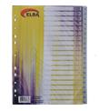 Bafix Seperatör 1-20 Rakamlı Plastik A4