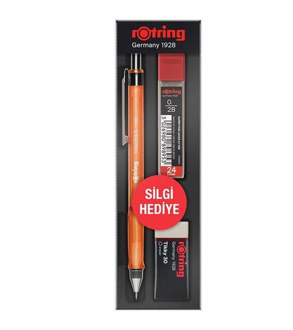 Rotring Okul Seti Visuclick+Min Silgi 0.5 MM Turuncu RO-VK05-TURUNCU