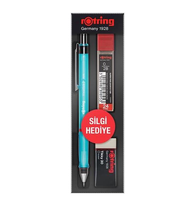 Rotring Okul Seti Visuclick+ Min Silgi 0,5 mm Mavi RO-VK05-MAVI