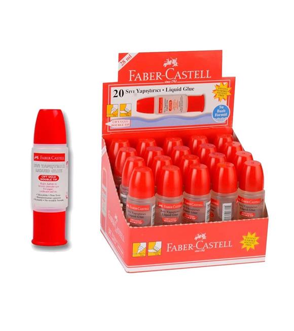 Faber-Castell  Sıvı Yapıştırıcı Su Bazlı Çift Taraflı 28ml 20li 5088 179628