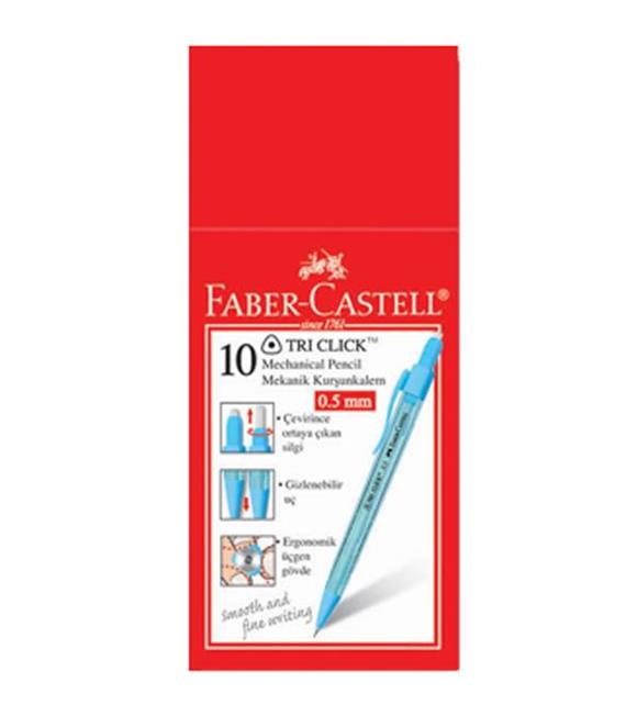 Faber-Castell Versatil Kalem Tri Click 0.5mm 10 Renk 13 62 10