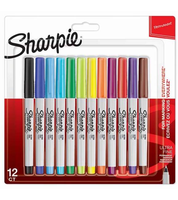 Sharpie Markör Permanent Ultra Fine Karışık Renk 12 Lİ SH-2065408