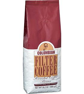Mehmet Efendi Colombian 1000gr Çekirdek Kahve (Roasted) Net WT 35,2 OZ