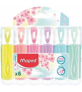 Maped Fosforlu Kalem Pastel Renk 6 LI 742558