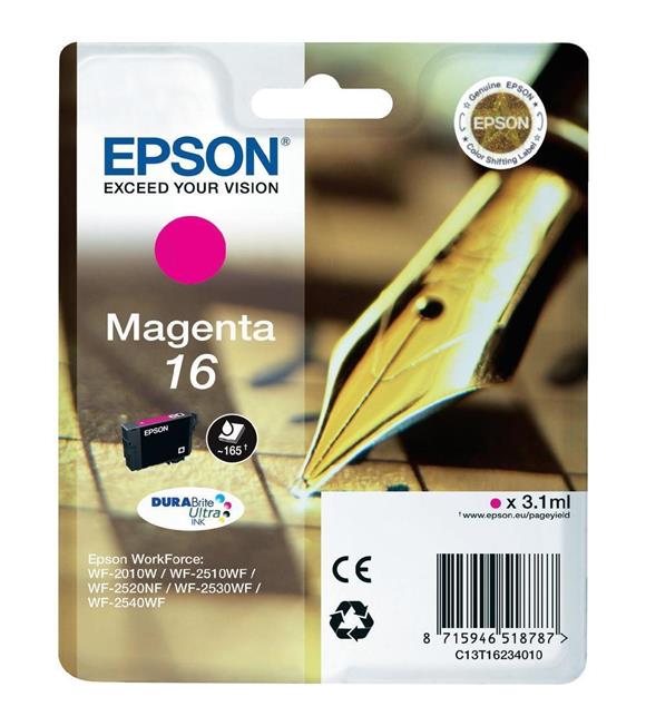 Epson 16 Magenta Kırmızı Mürekkep Kartuş T16234020