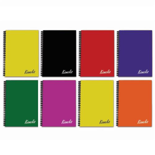 Komeks Spiralli Defter Plastik Kapak Çizgili 72 YP A4 72/1 SA4 Okula Dönüş Kampanyası Defterler