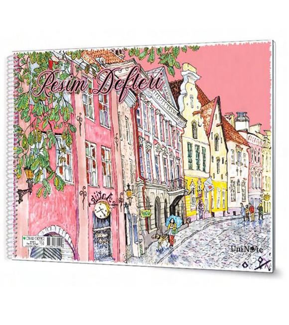 Çınar Resim Defteri Spiralli Plastik Kapak 33x48 25 YP 33007