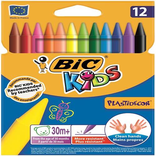 Bic Pastel Boya Plastidecor Karton Kutu 12 Lİ 920299 Okula Dönüş Kampanyası Boya Gereçleri