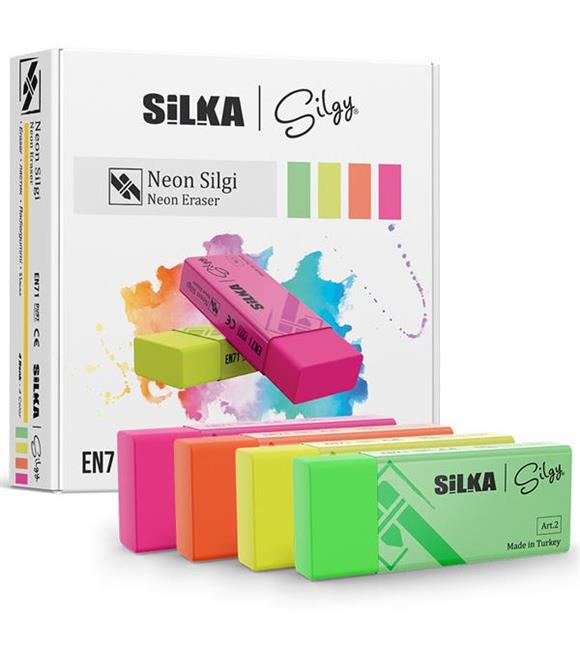 Silka Öğrenci Silgisi Neon 20 Lİ Art.2