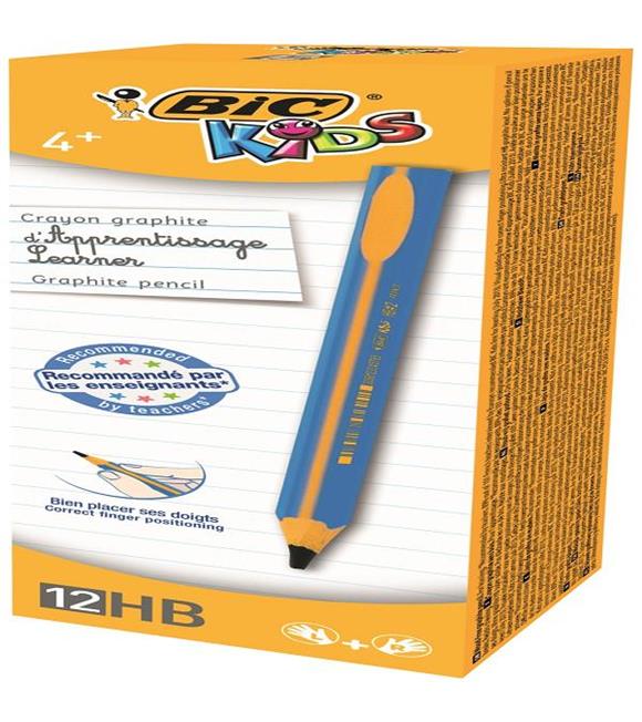 Bic Kurşun Kalem Kids Evolution HB Üçgen Jumbo 12 Lİ Mavi 919262