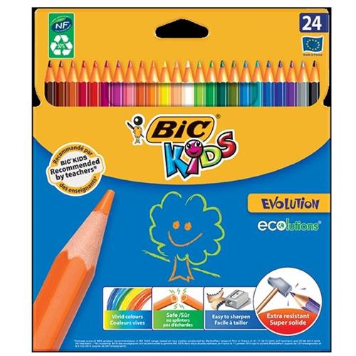 Bic Kuru Boya Evolution 24 LÜ 937515 Okula Dönüş Kampanyası Boya Gereçleri