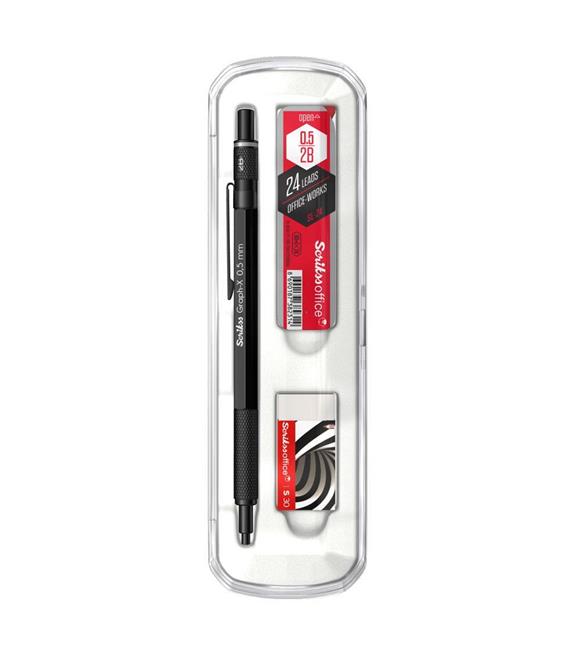 Scrikss Okul Seti Graph-X Color Versatil+Min+Silgi 0.5 MM Antrasit