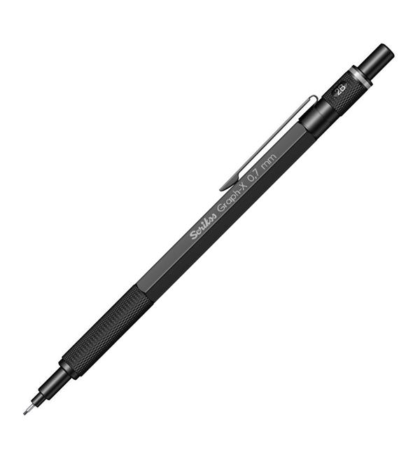 Scrikss Versatil Kalem Graph-X Mat Siyah 0.7 MM