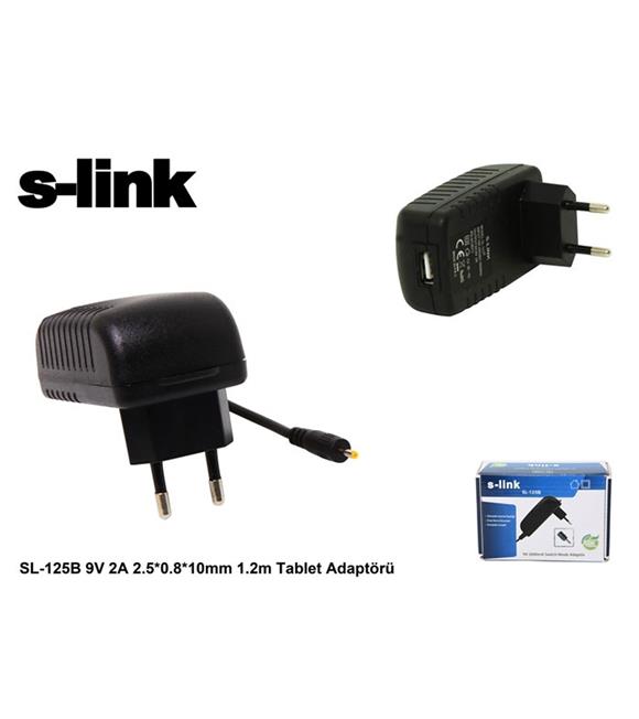 S-link SL-125B 9v 2a 2.5-0.8-10mm 1.2 Tablet Adaptörü