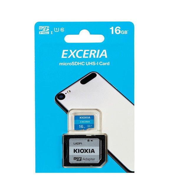 Kioxia 16GB Exceria microSDHC UHS-1 C10 100MB-sn Hafıza Kartı