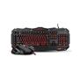 Rampage KM-R1 USB Makrolu Ledli Oyuncu Klavye Mouse Set