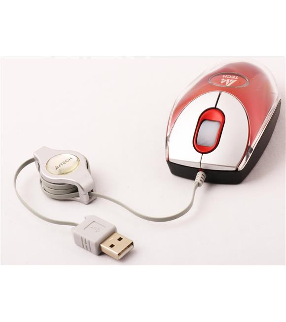 A4 Tech Bw18K Kırmızı 4X 4000 Usb Kablolu Makaralı Mouse